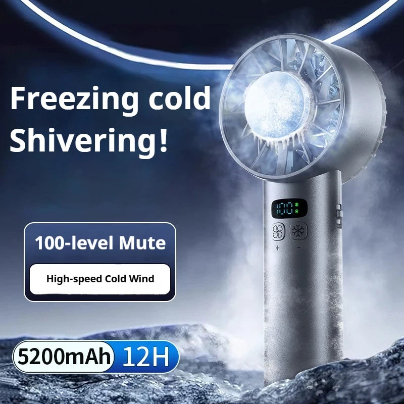 HOMEFISH Handheld High-Speed Cooling Fan