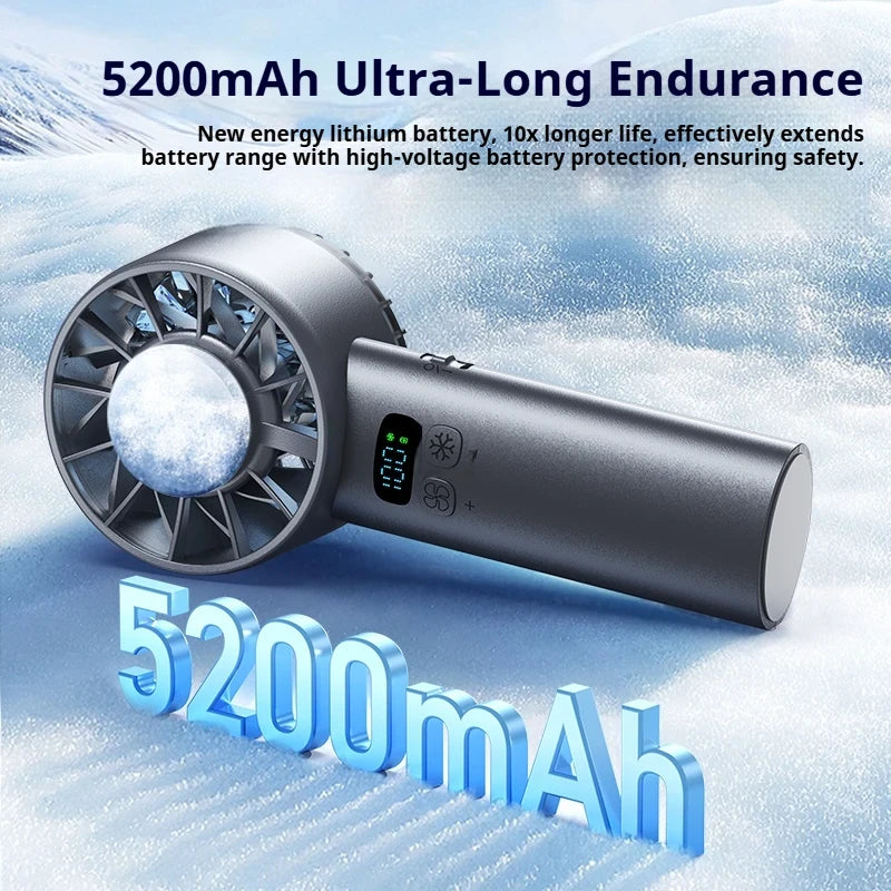 HOMEFISH Handheld High-Speed Cooling Fan