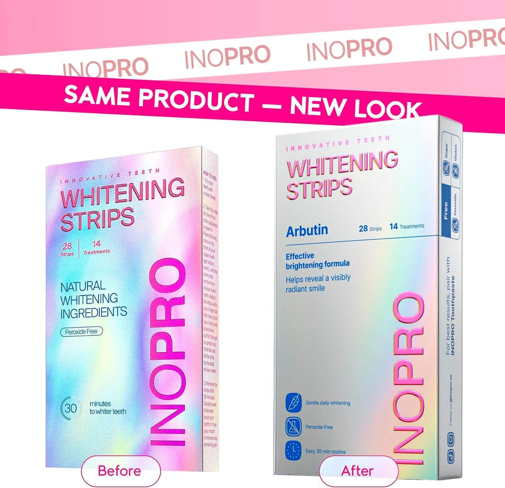 InoPro Sensitive Teeth Whitening Strips